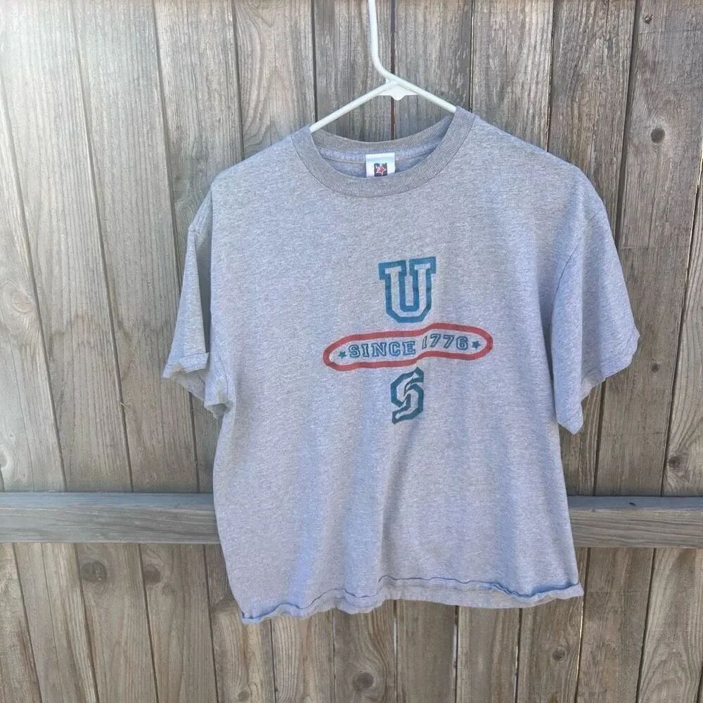 Hanes men’s USA t-shirt short sleeve size large